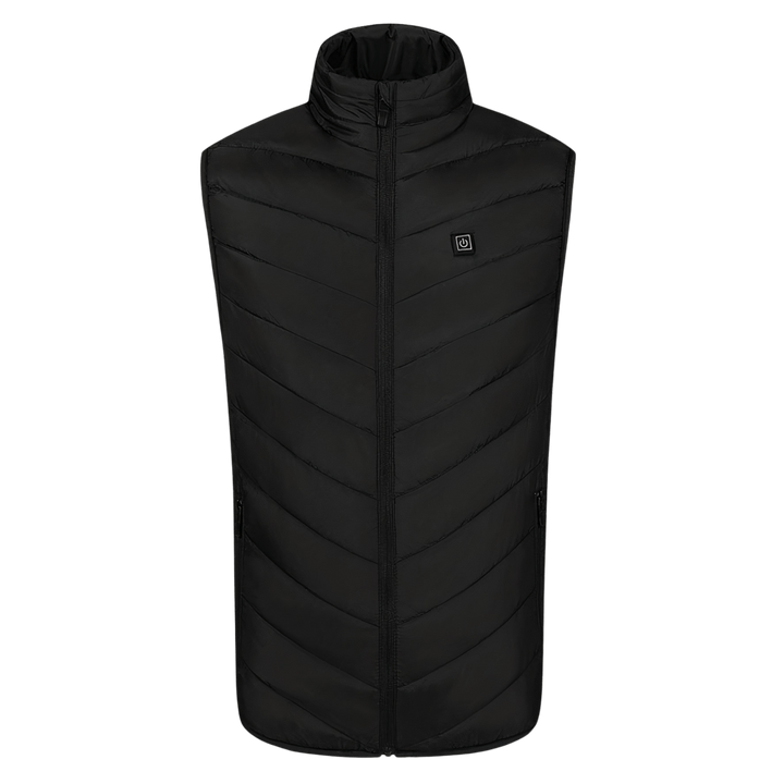 Veste chauffante sans manches à réglage de chaleur