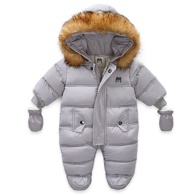 Warme winter baby overall