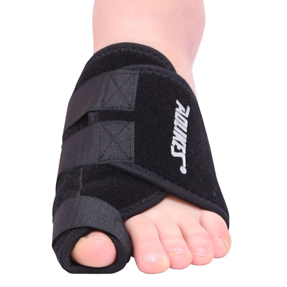 Correcteur Hallux Valgus ajustable en silicone noir