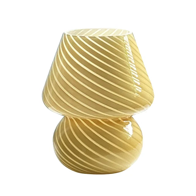 Elegante glazen bureaulamp