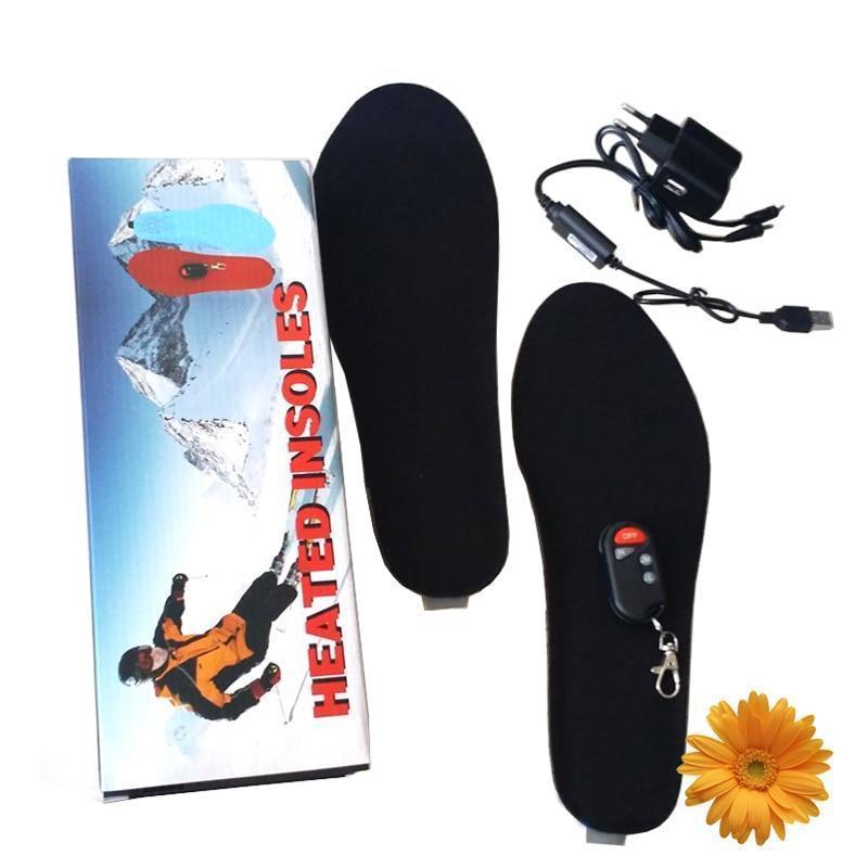 Semelle chauffante rechargeable sans fil