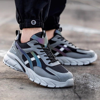 Chaussures de sécurité à semelle résistante à la pénétration gris