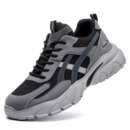 Chaussures de sécurité à semelle résistante à la pénétration gris