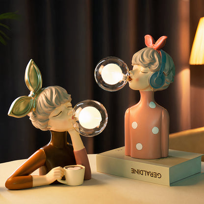 Lampe de table élégante à éclairage LED pour intérieur