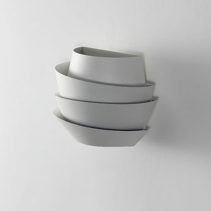 Applique murale scandinave à double éclairage en fer