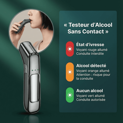 Alcotex™ – Draagbare elektronische alcoholtester met snelle aflezing en LCD-scherm