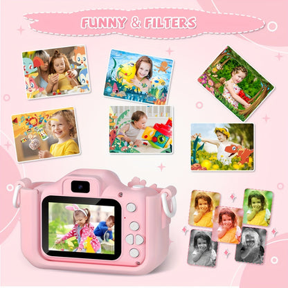 Appareil photo HD selfie compact pour enfants 3-12 ans