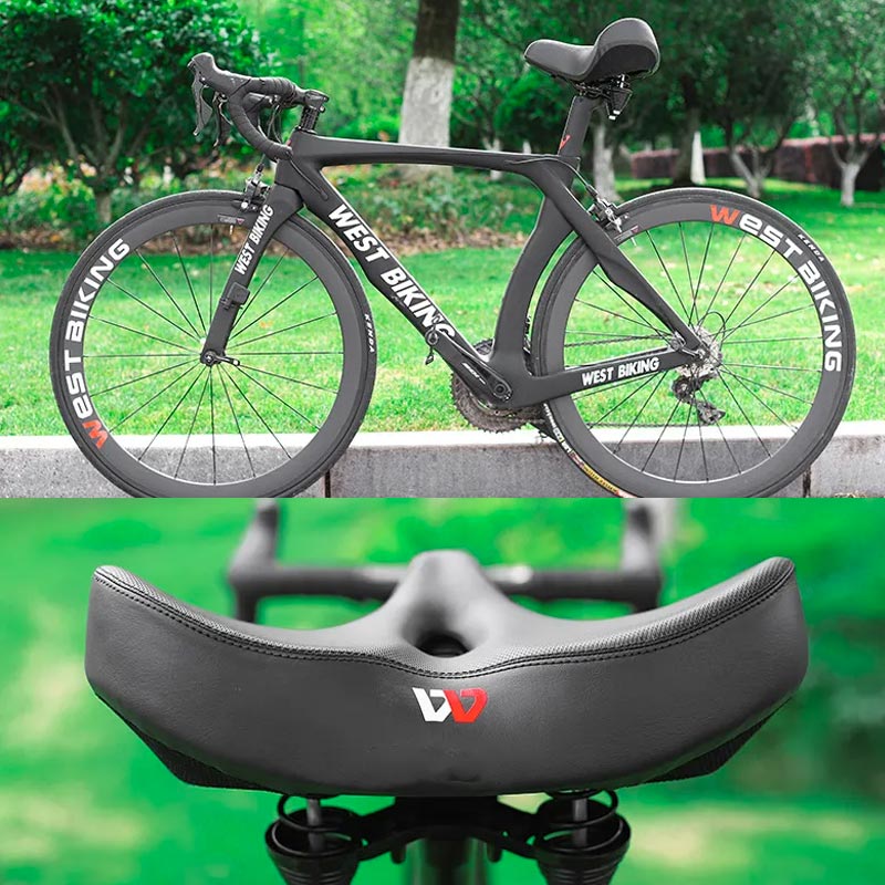 Selle de vélo ergonomique à confort optimal