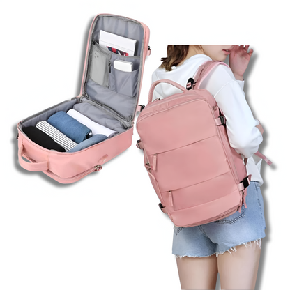 Praktische reistas met ingebouwde USB-poort