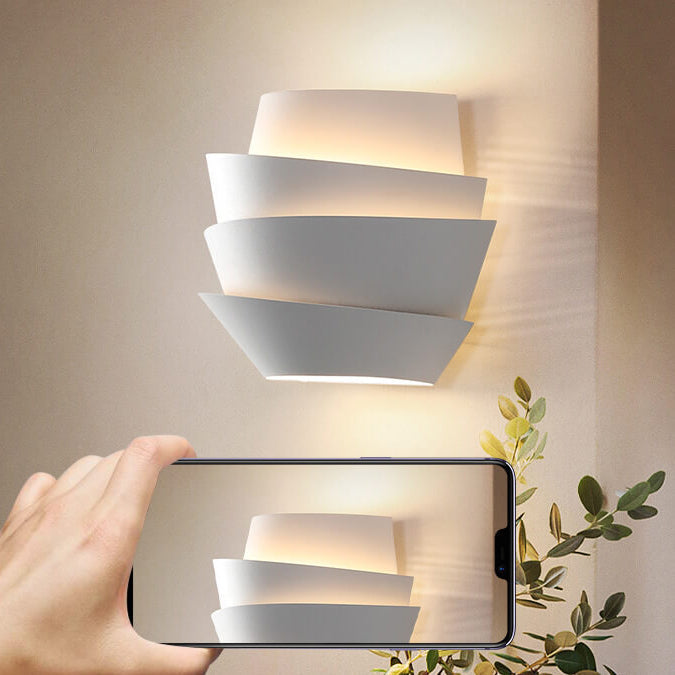 Nordic design wandlamp met dubbele metalen verlichting
