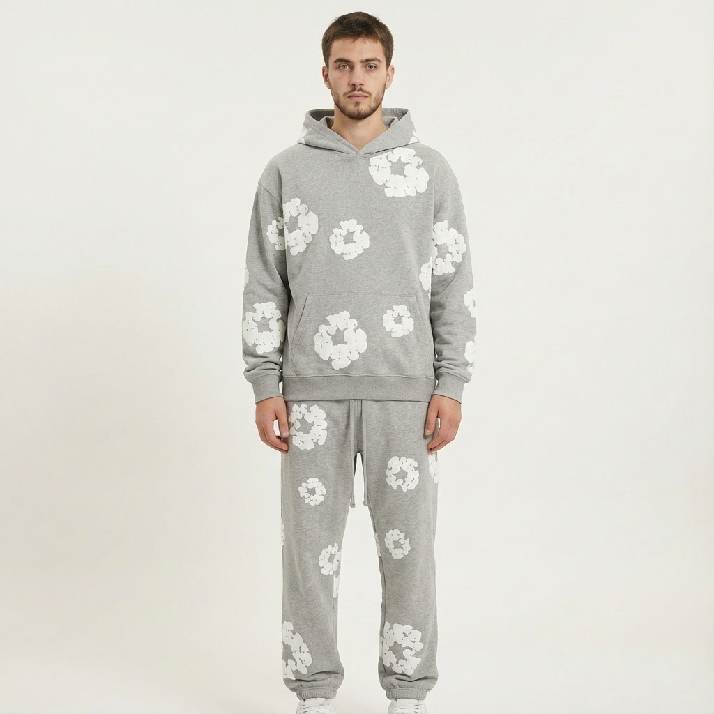 Elegante Heren Sweater met Bloemen – Chic Comfort voor de Lente