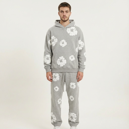 Elegante Heren Sweater met Bloemen – Chic Comfort voor de Lente