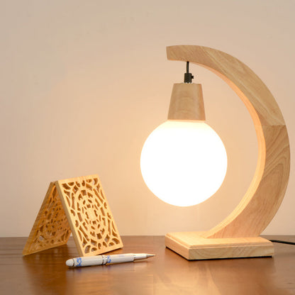 Lampe de table arquée en style scandinave design moderne