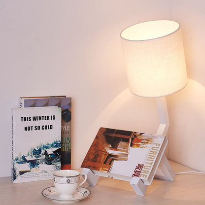Noordse Design Tafellamp met Opbergruimte