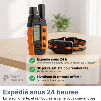Collier de dressage rechargeable étanche 1000 m