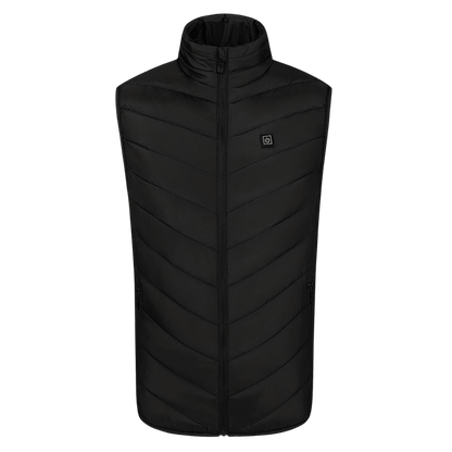Veste chauffante sans manches à réglage de chaleur
