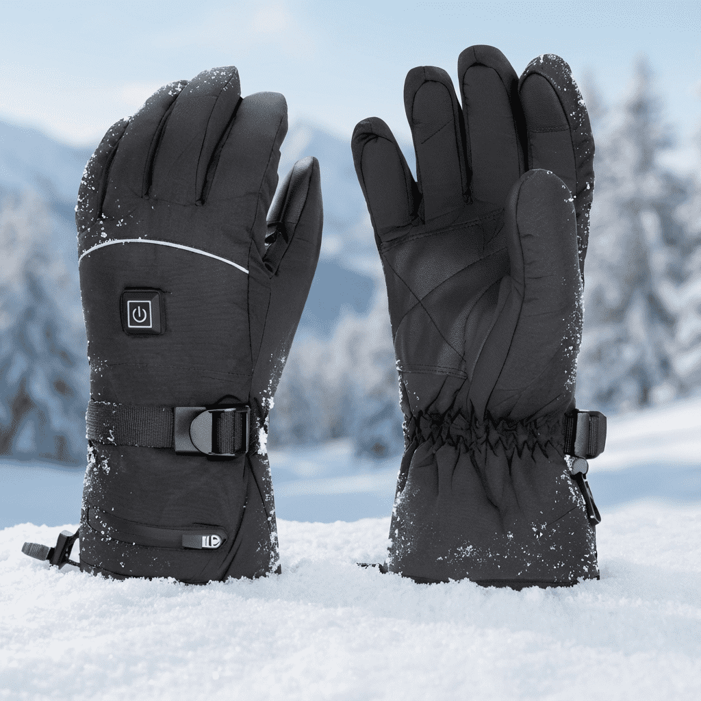 Gants chauffants rechargeables à batterie intégrée
