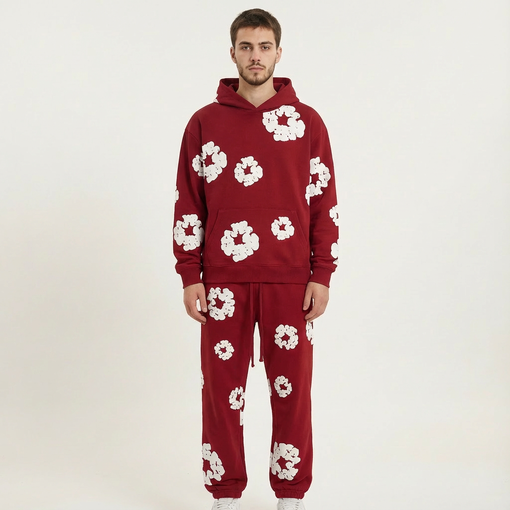 Elegante Heren Sweater met Bloemen – Chic Comfort voor de Lente