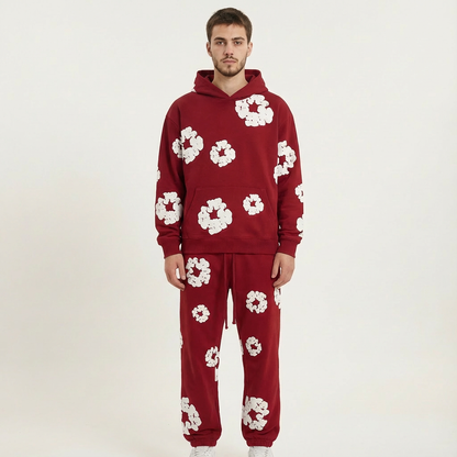 Elegante Heren Sweater met Bloemen – Chic Comfort voor de Lente