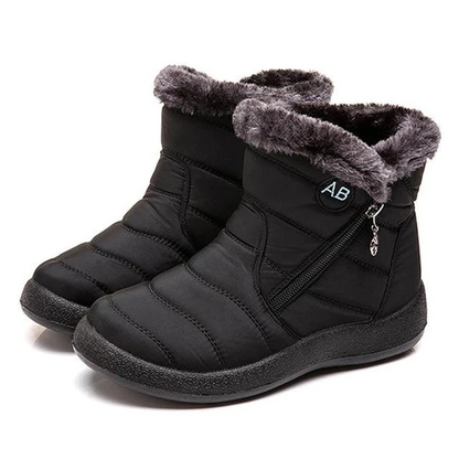 Bottes imperméables antidérapantes à doublure fourrure