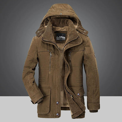 Warme winter parka jas voor heren