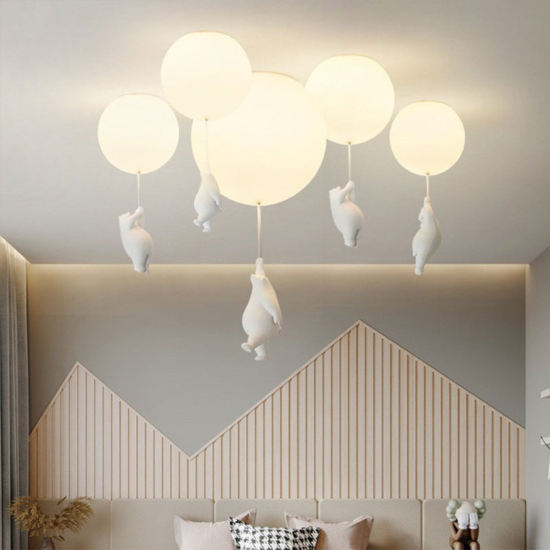 Plafonnier LED à éclairage doux