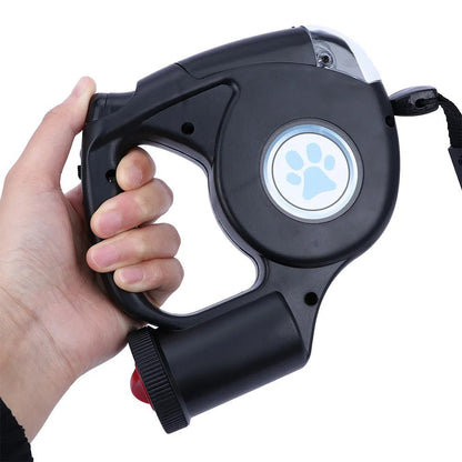 Laisse extensible à LED pour chien