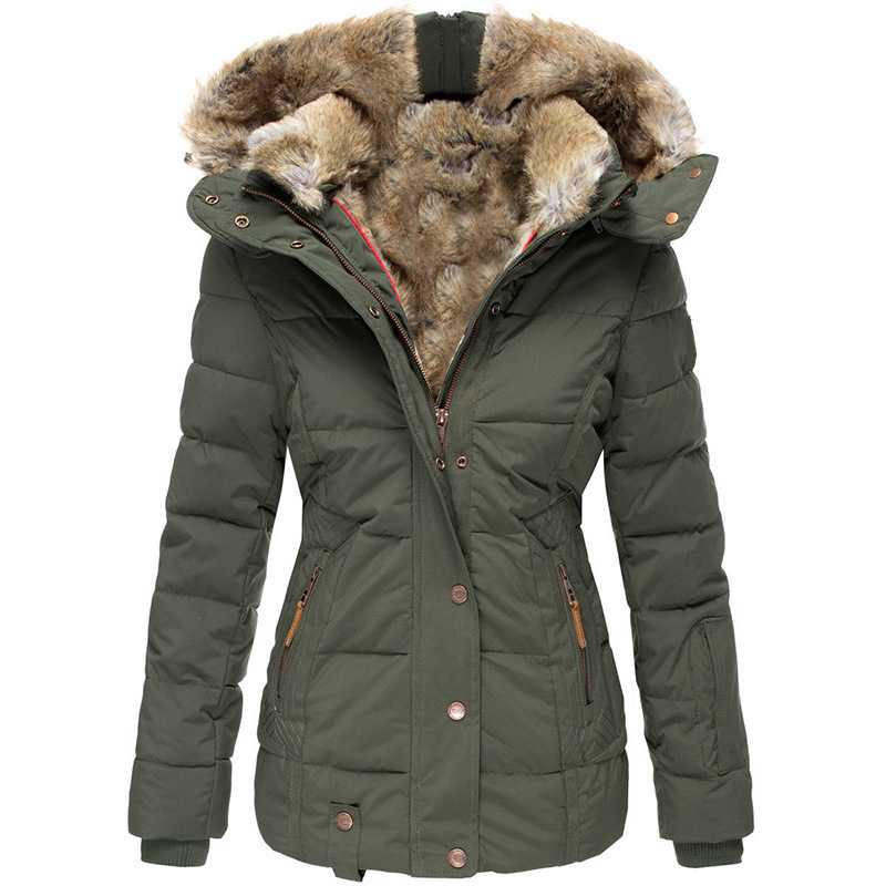 Veste chaude en fausse fourrure confortable