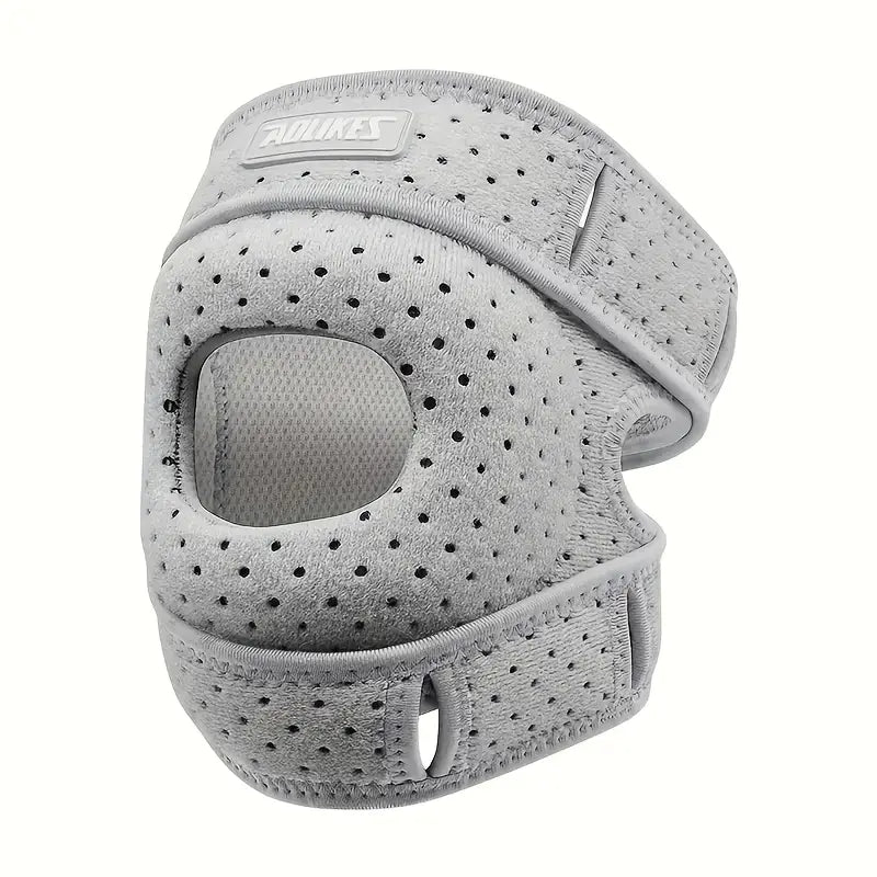 Kneoflex™ – Ademend sportkniebandage met dubbele banden en knieschijfstabilisatie