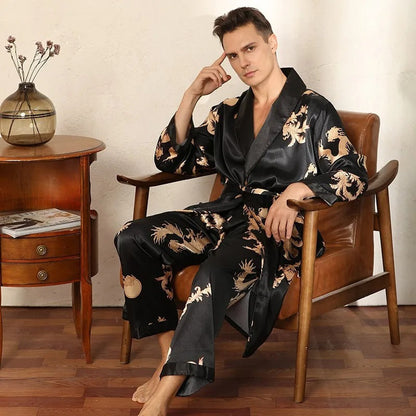 Robe élégante en soie fluide