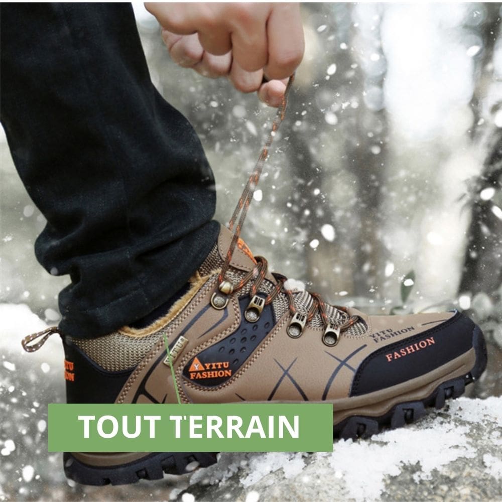 Bottes de randonnée imperméables pour neige et montagne
