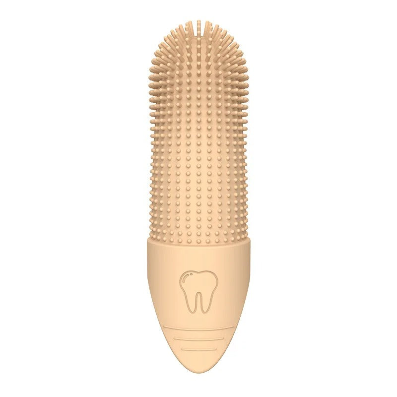 Brosse doigt rotative 360° pour chien