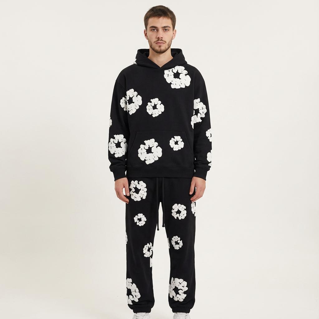 Elegante Heren Sweater met Bloemen – Chic Comfort voor de Lente