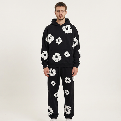 Elegante Heren Sweater met Bloemen – Chic Comfort voor de Lente