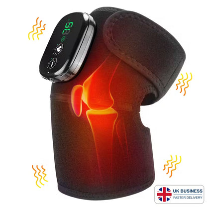 ThermaFlex™ – Verwarmende kniebandage met vibratie voor knie, elleboog en schouder