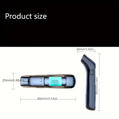 Alcotex™ – Draagbare elektronische alcoholtester met snelle aflezing en LCD-scherm