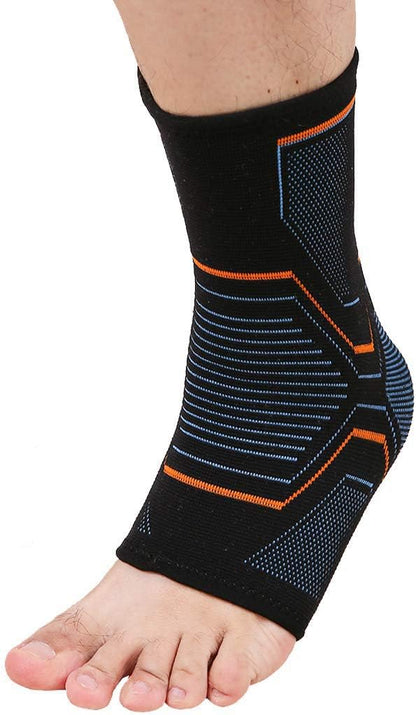 Attelle de cheville confortable à maintien ajustable