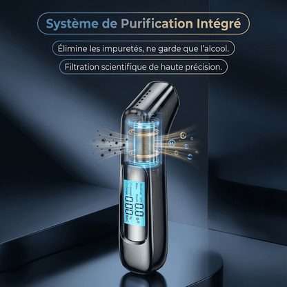 Alcotex™ – Draagbare elektronische alcoholtester met snelle aflezing en LCD-scherm