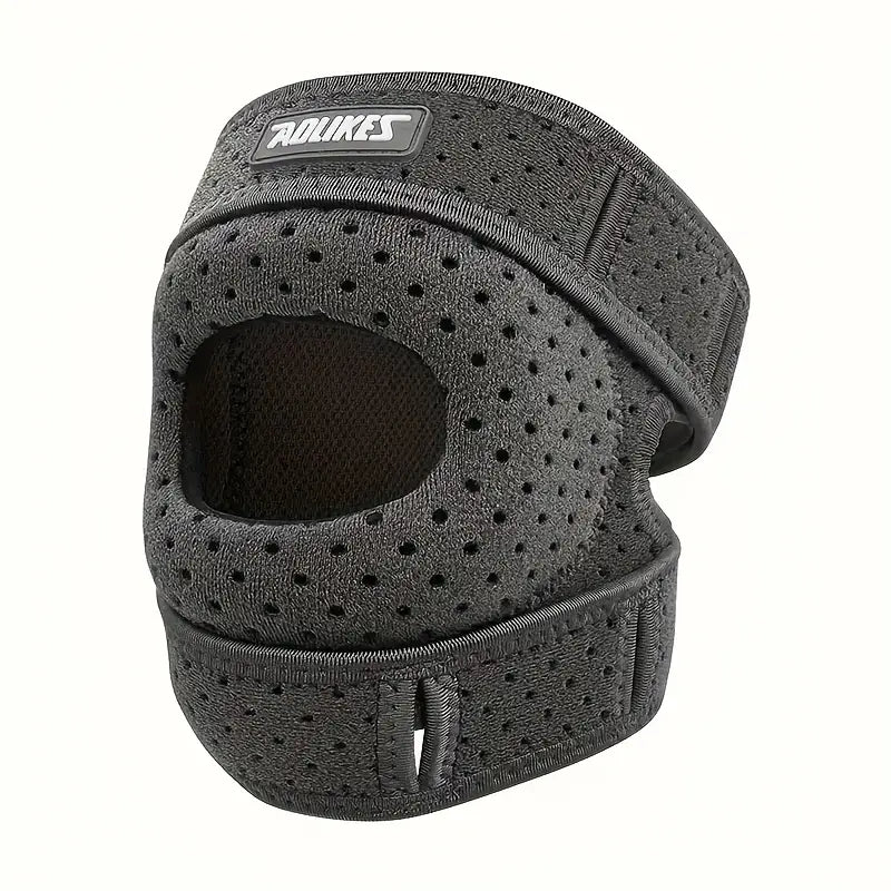 Kneoflex™ – Ademend sportkniebandage met dubbele banden en knieschijfstabilisatie