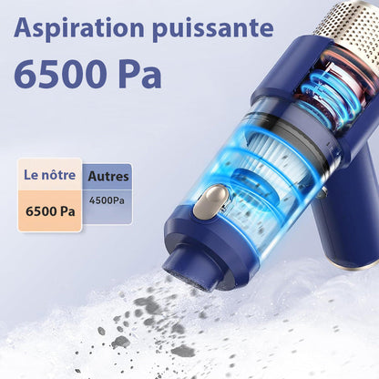 Aspirateur à main sans fil puissant pour voiture