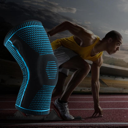 Genouillère ergonomique flexible de maintien sportif