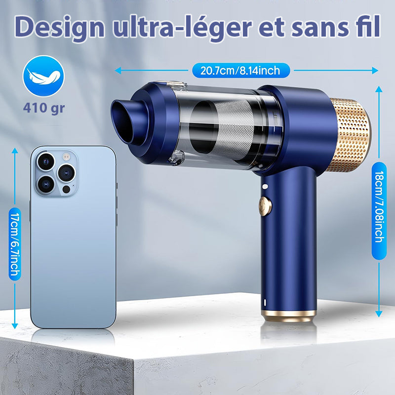 Aspirateur à main sans fil puissant pour voiture