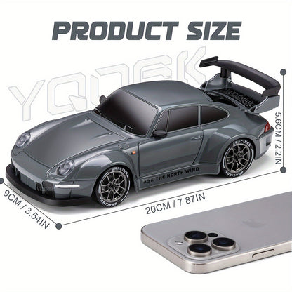 Voiture RC drift 4WD rechargeable 2,4 GHz à lumières LED