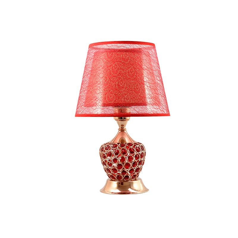 Lampe de chevet rétro à double abat-jour style Empire