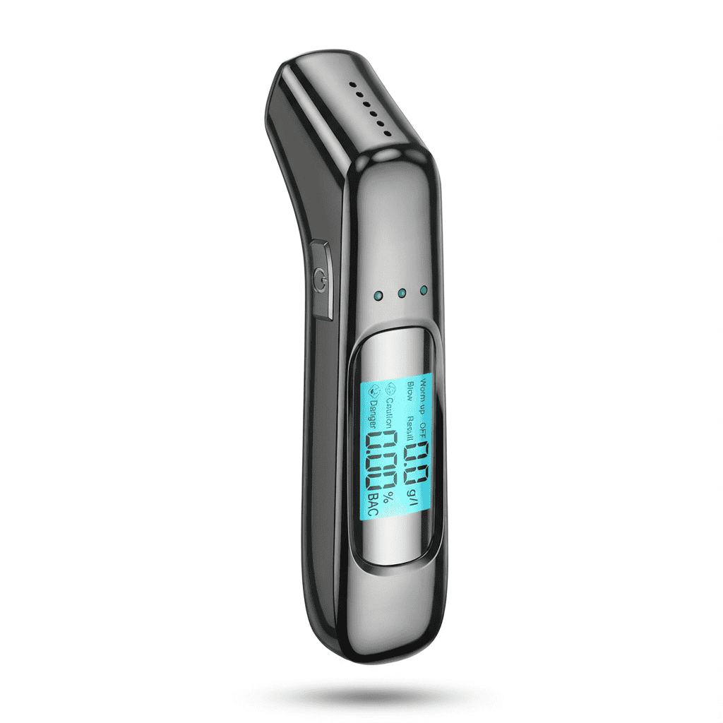 Alcotex™ – Draagbare elektronische alcoholtester met snelle aflezing en LCD-scherm