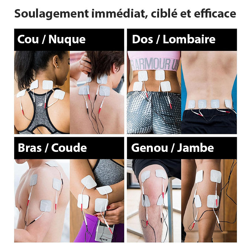 Électrostimulateur musculaire sans fil à soulagement ciblé