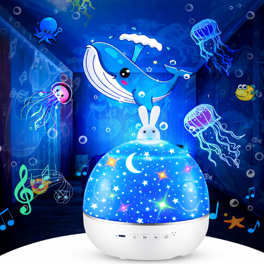Veilleuse projecteur LED pour chambre d'enfants