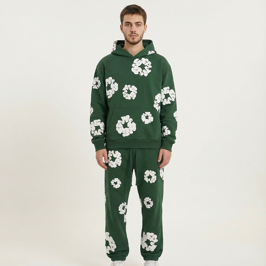 Elegante Heren Sweater met Bloemen – Chic Comfort voor de Lente