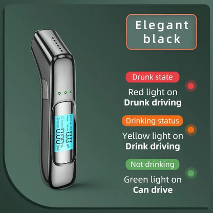Alcotex™ – Draagbare elektronische alcoholtester met snelle aflezing en LCD-scherm