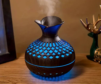 Geparfumeerde olie diffuser met sfeerverlichting